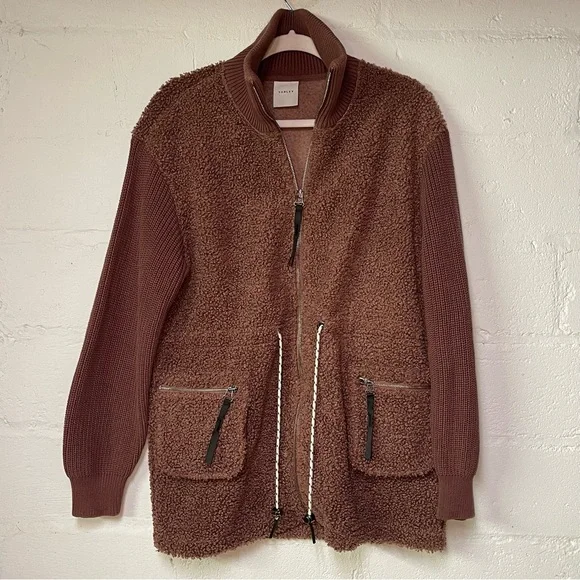 Varley Brown Textured Jacket - Picture 5 of 12